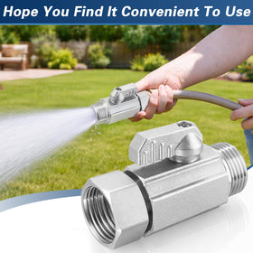 Cekwiet outdoor water control accessory simplifies garden irrigation setups.