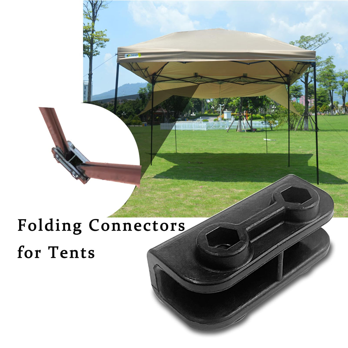 Celeyearnirs four-pack bracket connectors for reliable canopy replacements.