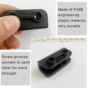 Celeyearnirs PA66 engineering plastic bracket for durable outdoor use.