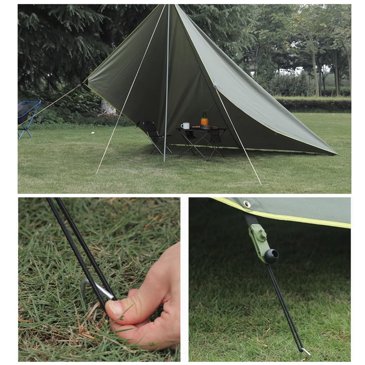 Celeyearnirs patio accessory 12-pcs bungee set for replacements and extended use