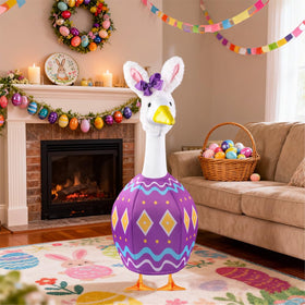 Celltestria Porch goose decoration ideal for Easter yard and garden celebrations.
