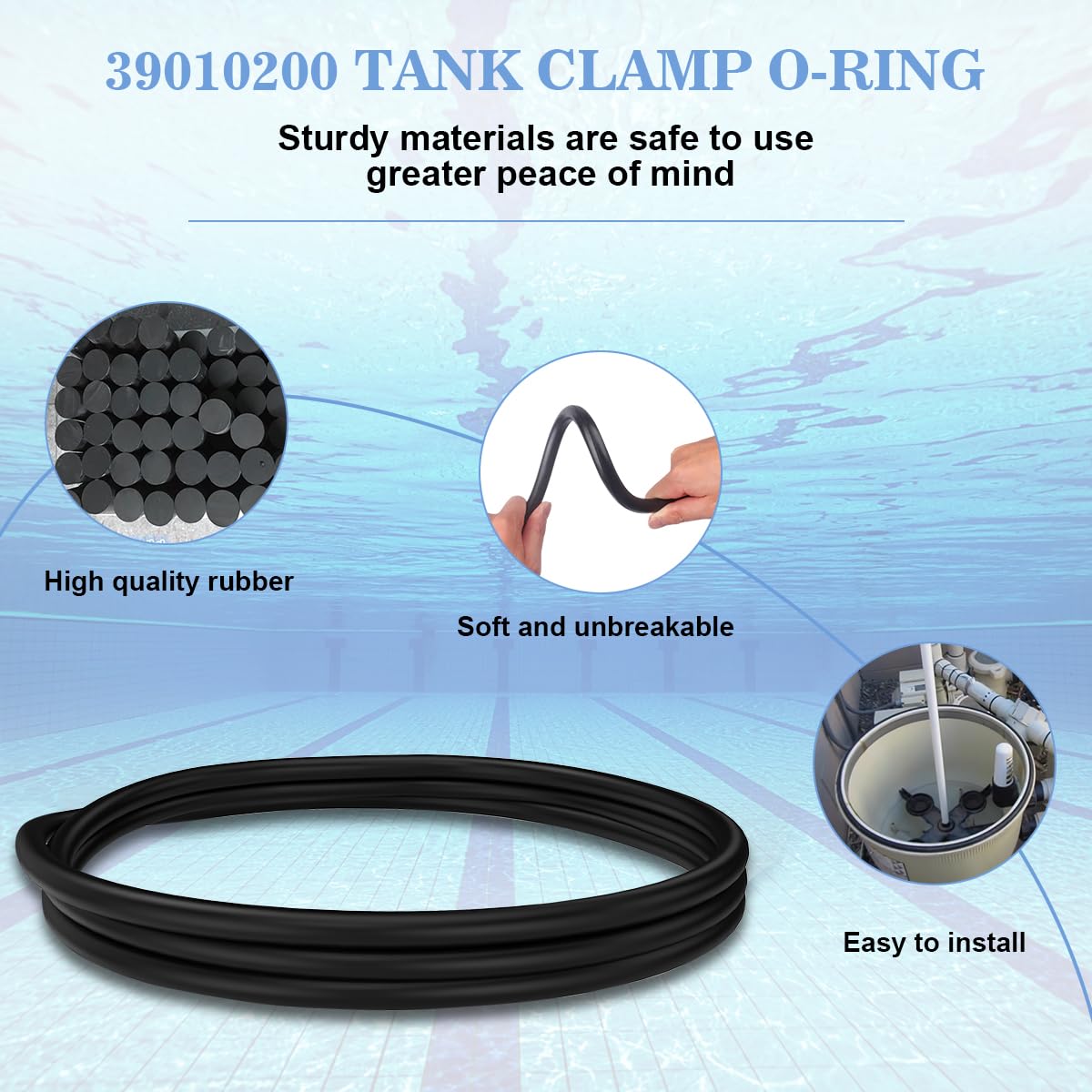 Cendasun o-ring for SM/SMBW-4060 fits filter lids and minimizes leaks