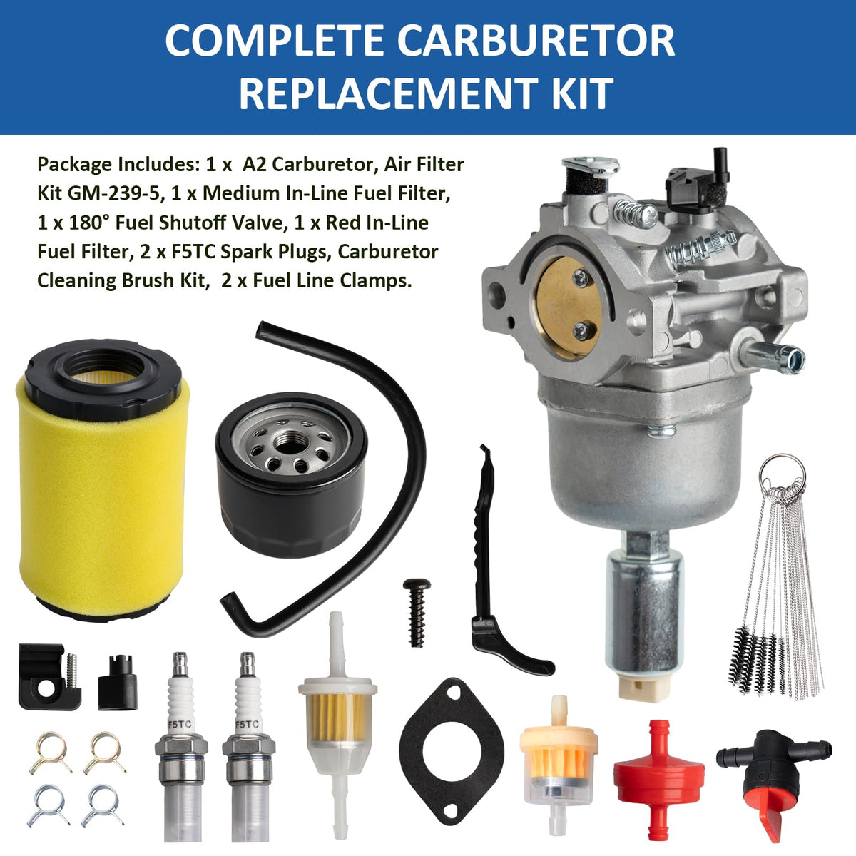 Centuryestar carburetor kit for Craftsman YT3000 with all-in-one replacement parts