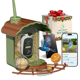 Centvicam smart bird feeder camera 2K video for detailed daytime birdwatching