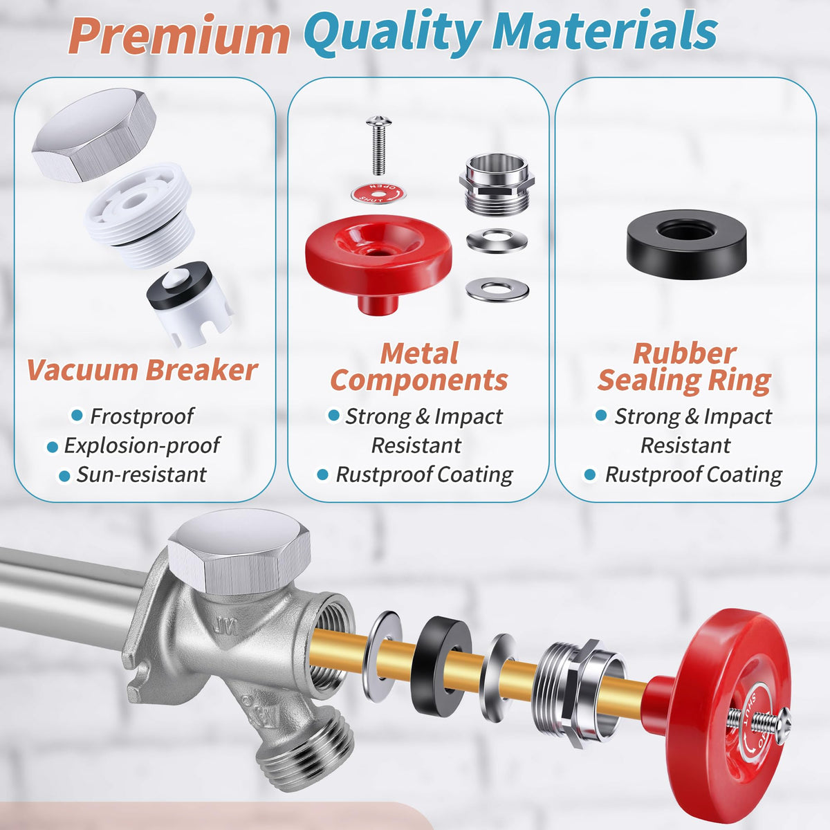 Ceoighe durable materials deliver long-lasting faucet performance