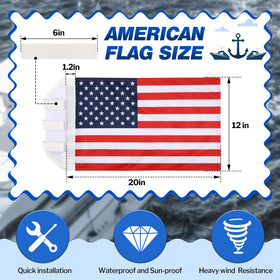 Ceoighe flag heavy duty nylon provides wind resistance
