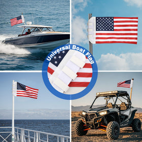 Ceoighe flag universal compatibility across boats yachts and UTVs
