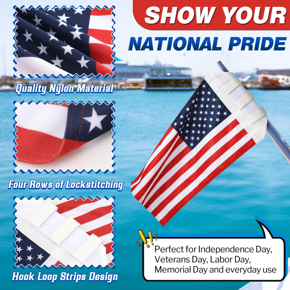 Ceoighe flag UV coating keeps colors vibrant in sun exposure