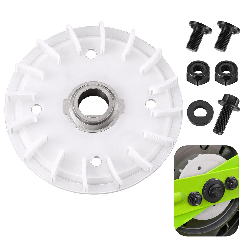 Ceoighe lawn mower blade kit dual blades assembly improves cutting efficiency