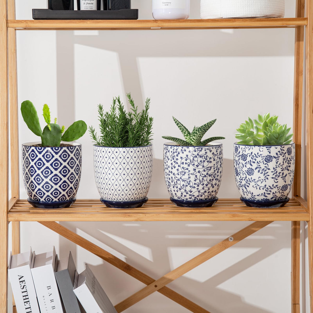 Cerkik small plant pot ideal for windowsills and tabletops