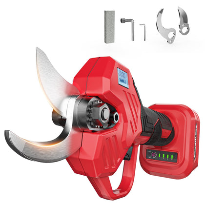 Cerycose cordless pruning shears ready to use with Milwaukee battery interface
