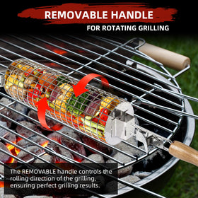 CESERVICE round cylinder design enables balanced heat and easy flipping.