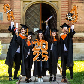 CESOF graduation party yard decor doubles as photo backdrop
