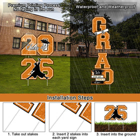 CESOF weather-resistant yard signs withstand rain and sun