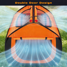 CestMall brooder box double-door design with breathable mesh.