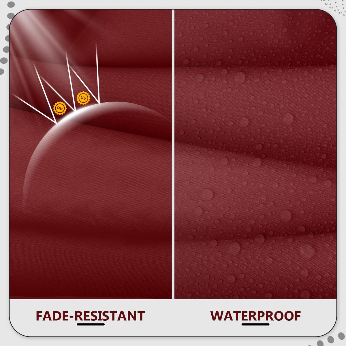 Cethytirko fade-resistant fabric preserves color under sun exposure
