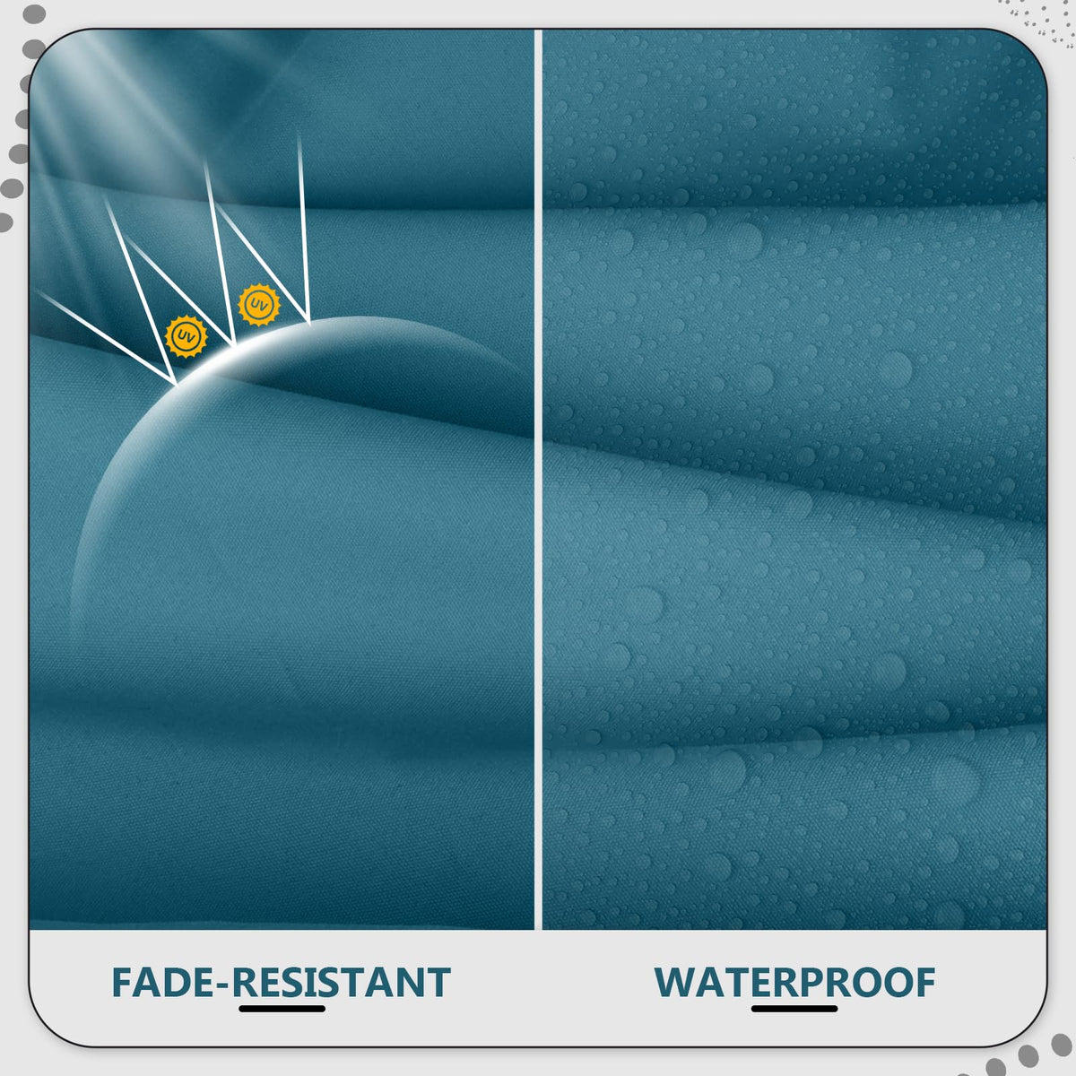 Cethytirko fade-resistant fabric preserves color on outdoor cushions.