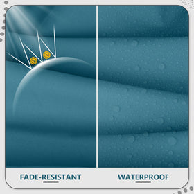 Cethytirko fade-resistant fabric preserves color on outdoor cushions.