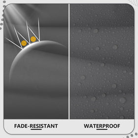 Cethytirko fade-resistant fabric protects cushions from sun.