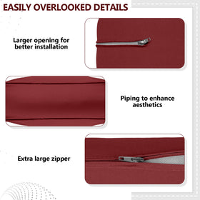Cethytirko zipper design enables easy cover changes