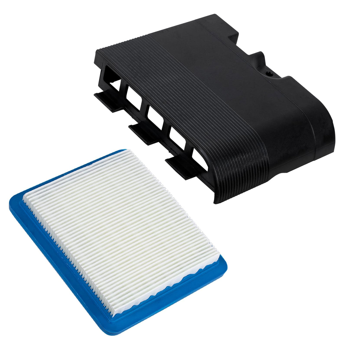 Ceukius air cleaner cover front angle, durable protection for mower engines.