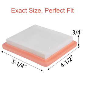 Ceukius packaged kit includes air cleaner cover and air filter.