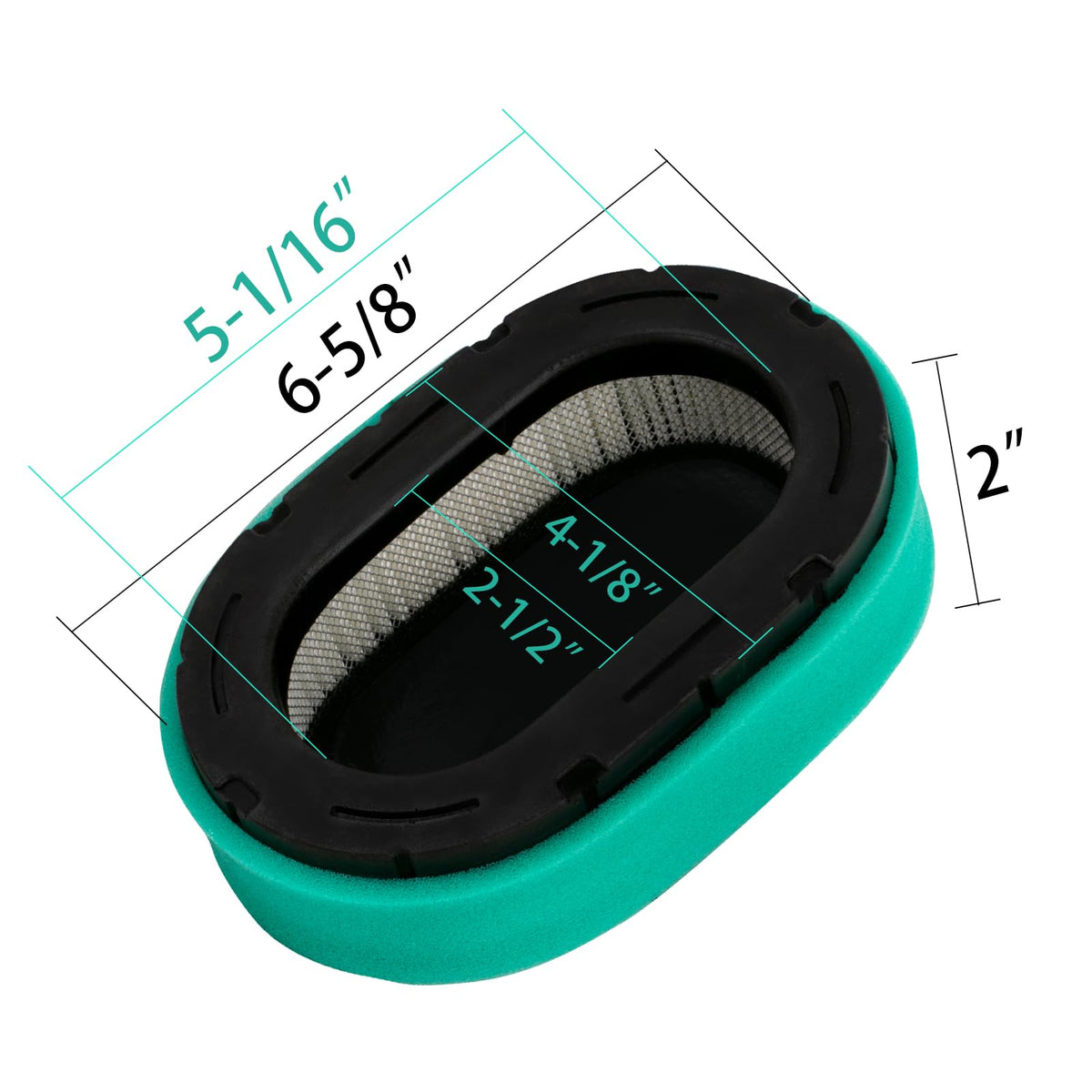 Ceukius pre-filter included to extend air cleaner life