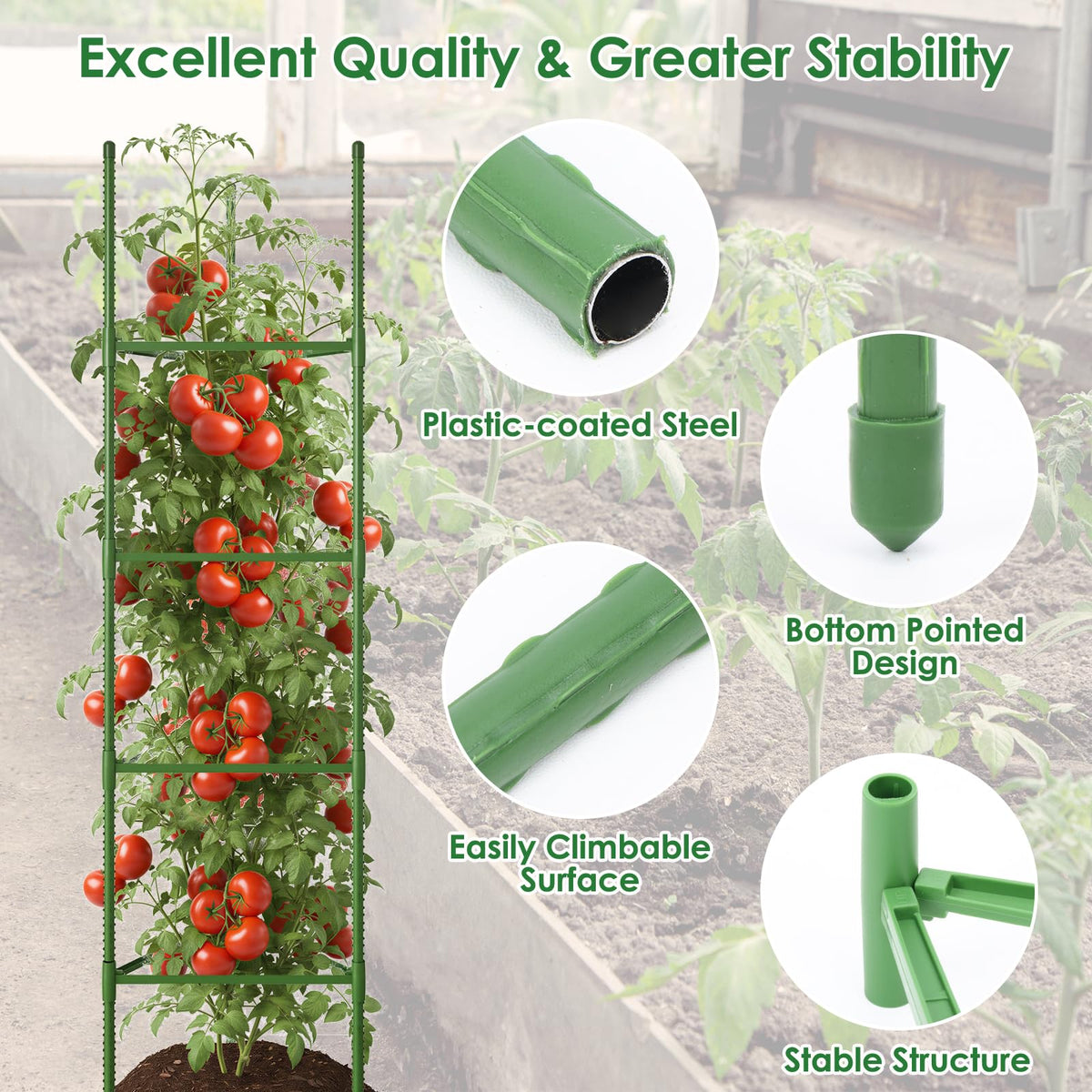 CEWOR easy assembly with no tools saves garden setup time
