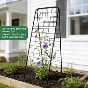 CFKEMZY versatile trellis for tomatoes, squash, grapes, and more in gardens.