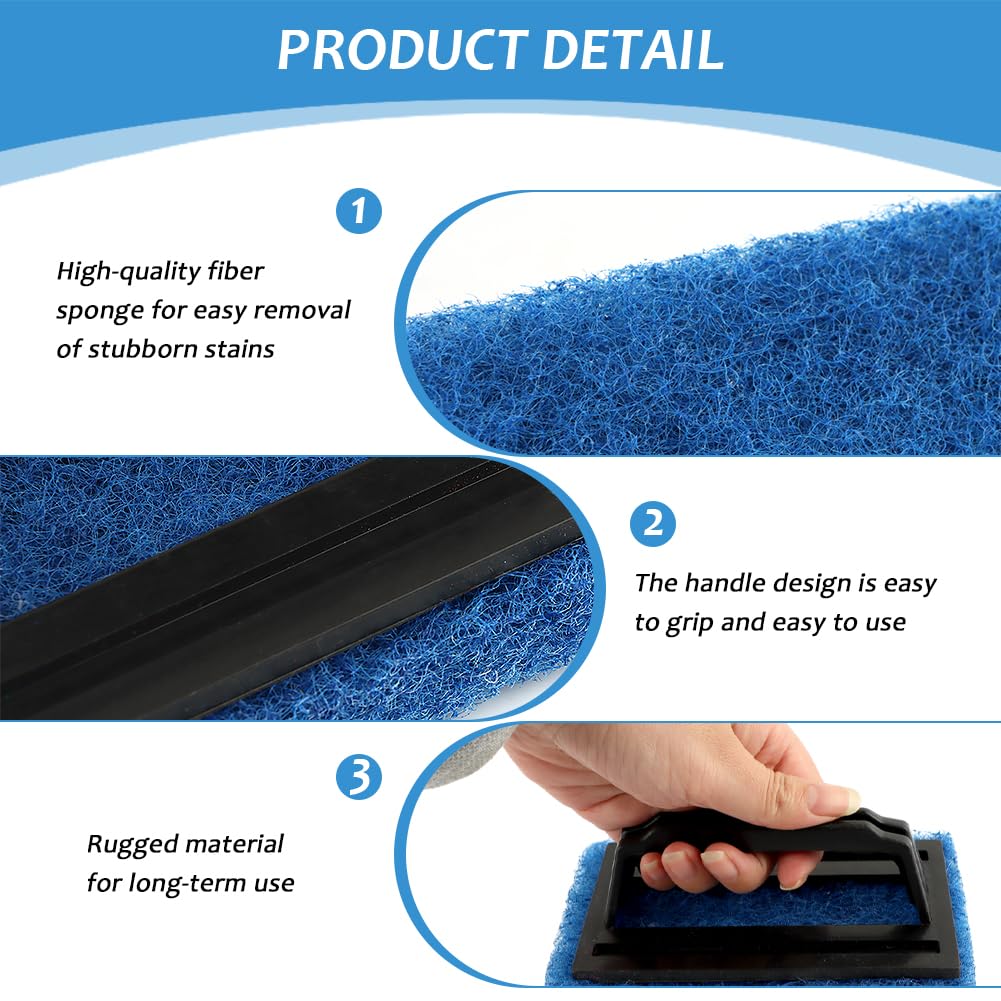 CfoPiryx waterline cleaning brush angle reaches corners easily.