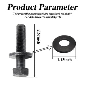 CFWMXG blade bolt 109-9220 side view showing mounting compatibility
