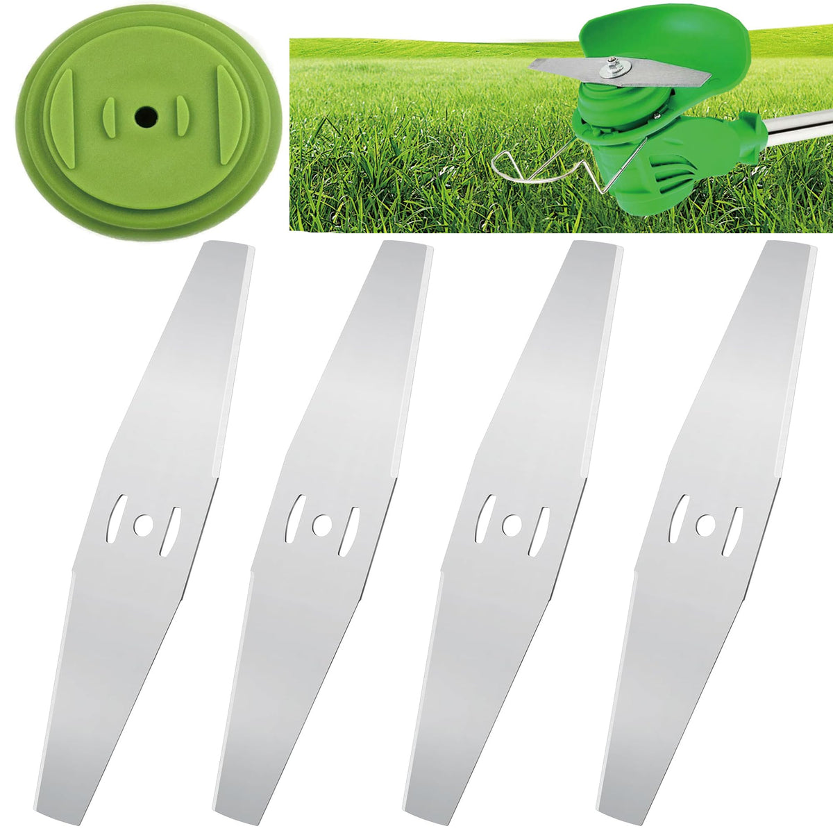 CGNRONEAU grass cutter blades 6 inch for clean cuts and efficient weed control.