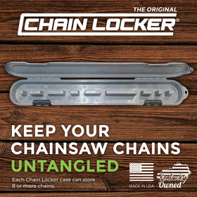 Chain Locker 20-inch chains compatibility enables versatile storage across various chains.