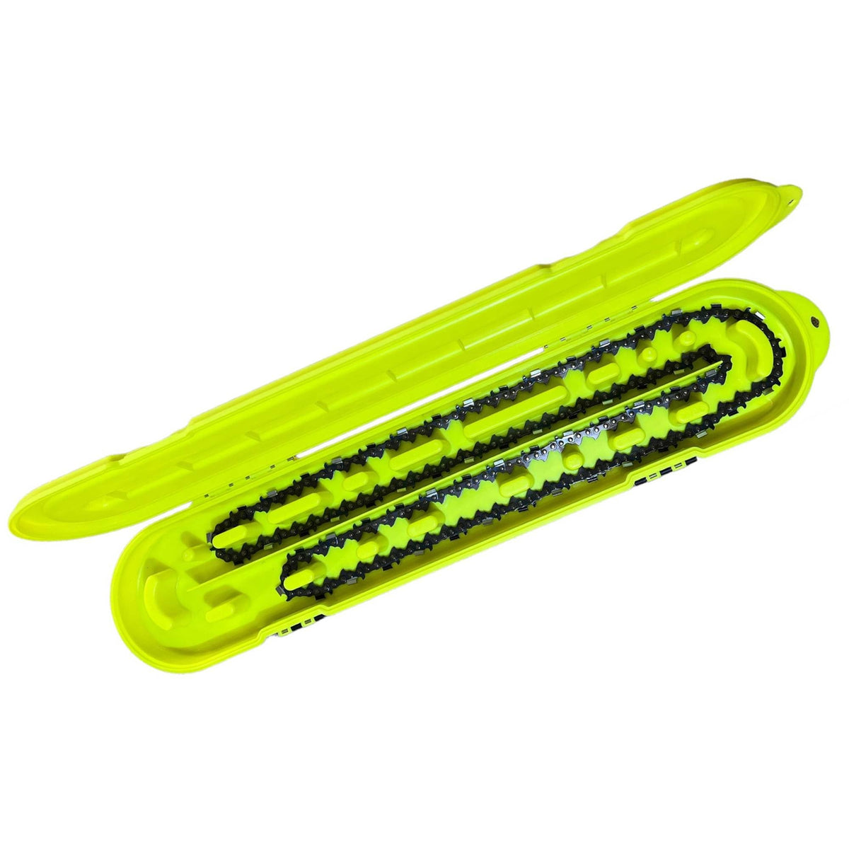 Chain Locker Pro Series double-row tabs hold diverse chains for quick access.