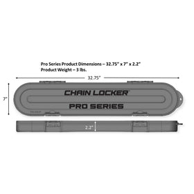 Chain Locker Pro Series high-vis yellow design improves on-site visibility and organization.