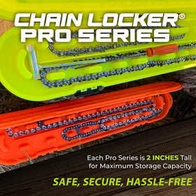Chain Locker Pro Series long blades up to 60 inches fit securely.