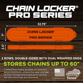 Chain Locker Pro Series UV-enhanced polypropylene for rugged, corrosion-resistant storage.