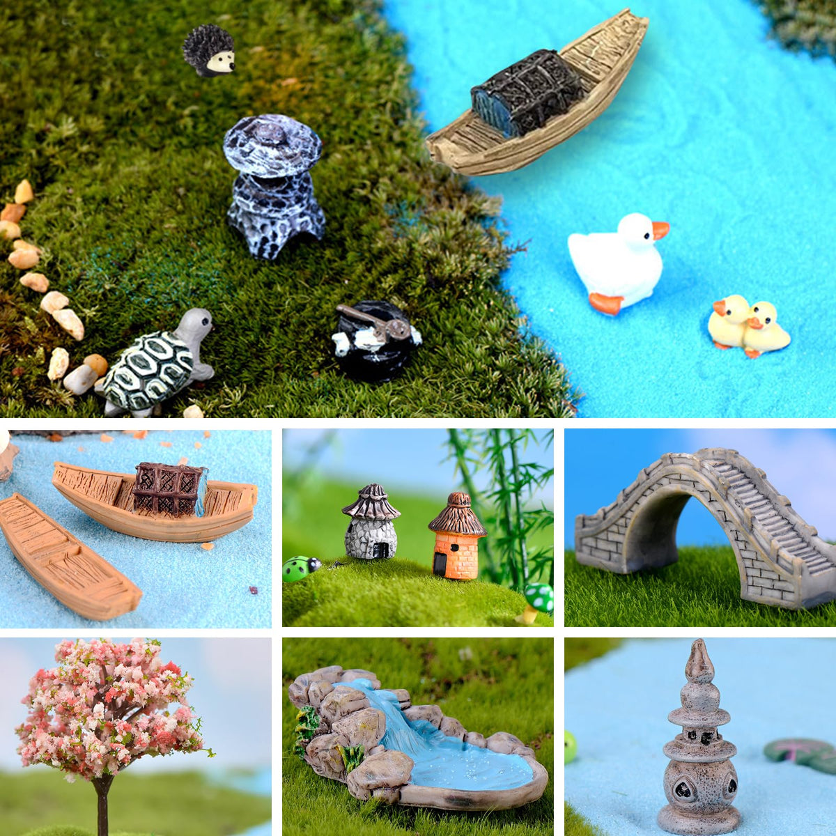 CHAKANLX arch bridge embellishes fairy garden layouts with charm