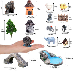 CHAKANLX mini water wheel brings gentle motion to fairy gardens