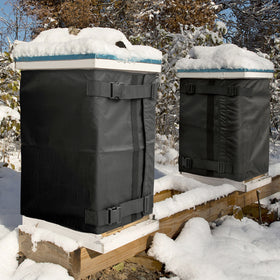 Aluminum foil layer reflects heat to help warmth retention