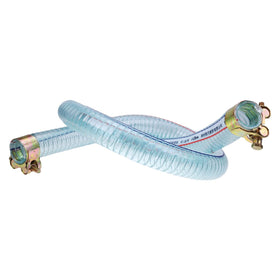 Chamixx steel-wire suction hose with clamps for durable inlet connections