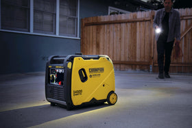 RV-ready outlets on Champion inverter: TT-30R, 5-20R, 12V, and USB for versatile power.