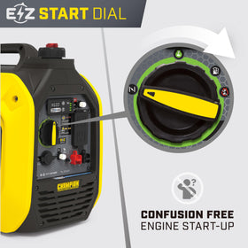 Champion Cold Start Technology ensures quick startup in cold weather