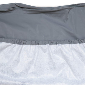 Cotton-lined interior minimizes scuffs and scratches during storage
