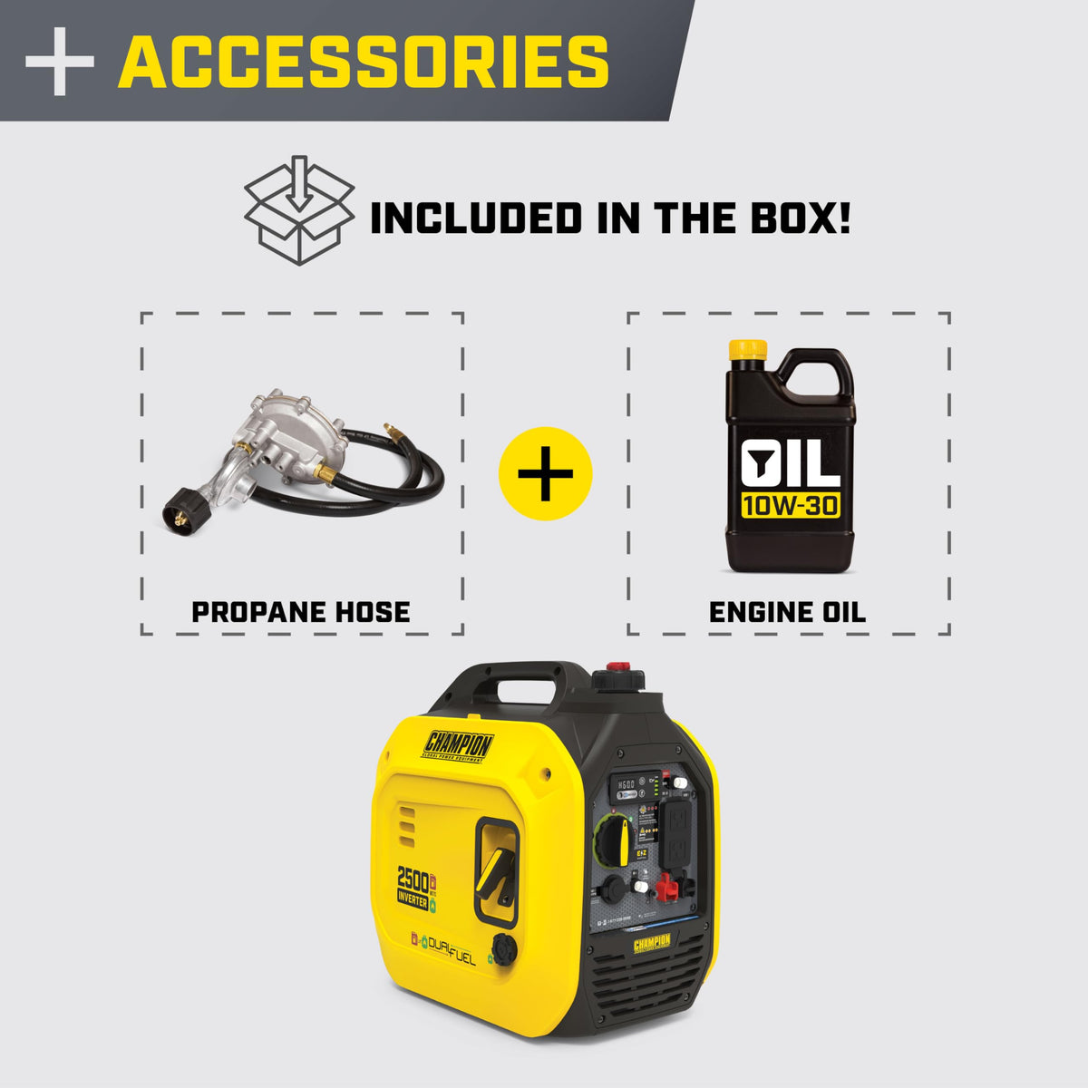 Champion parallel kit-ready setup to expand power and runtime.
