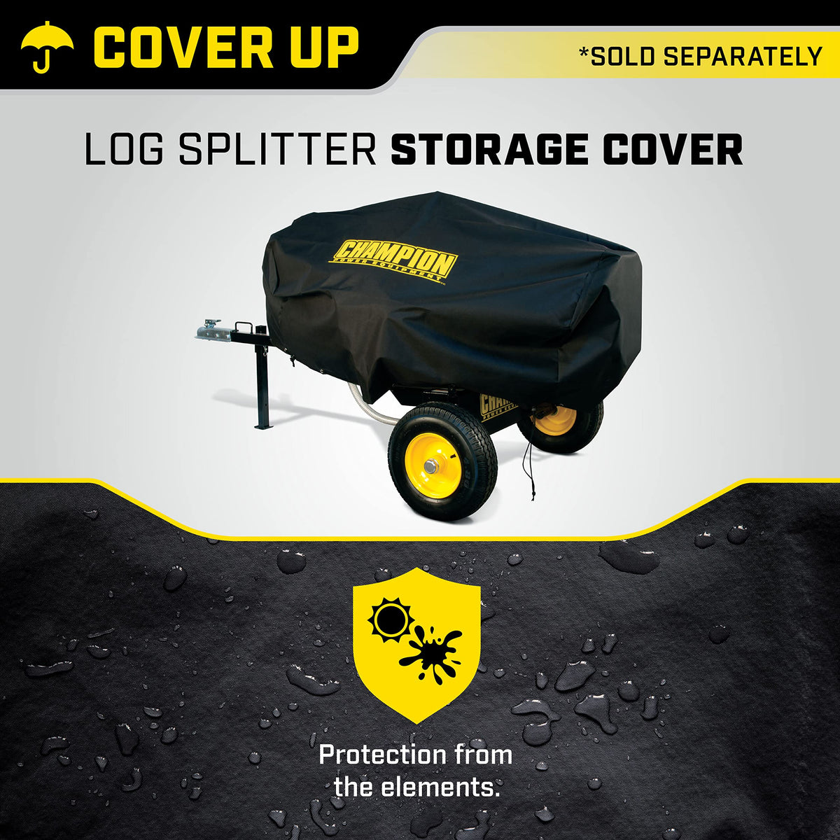 Cover protects from dirt, dust and debris to keep your splitter ready.