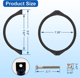 ChangTa GMX600NM package includes nuts and bolts for secure fit