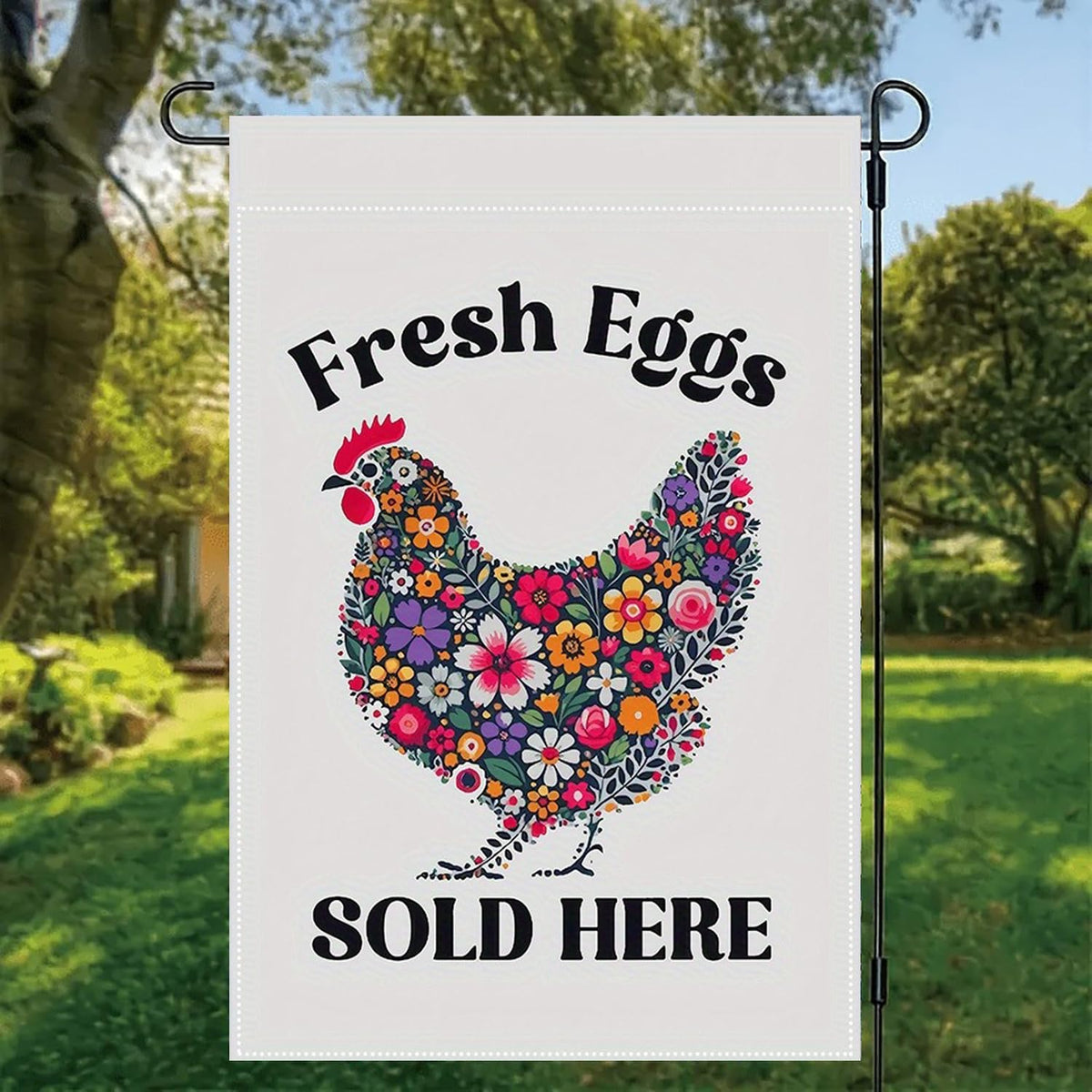 CHAONENG vivid color print flag stands out in any yard or patio area