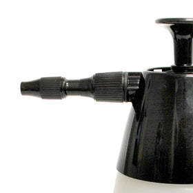 Chapin 10027 adjustable cone nozzle enables precise spraying in decorative concrete applications.