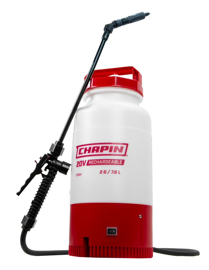 Chapin 27504 battery sprayer front view for easy lawn treatments